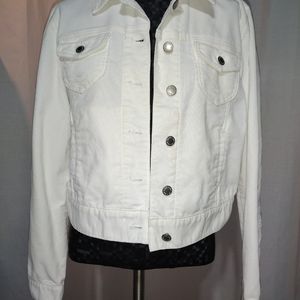 White gap corduroy jacket